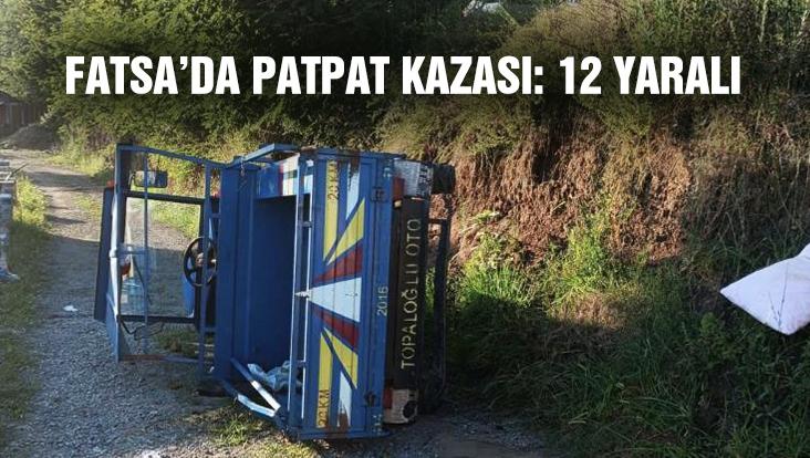 Fatsa’da Patpat Kazası: 12 Yaralı