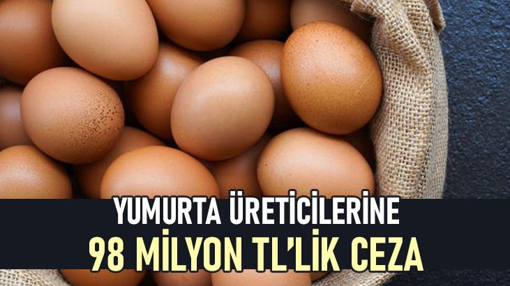 Yumurta Üreticilerine 98 Milyon Tl’lik Ceza