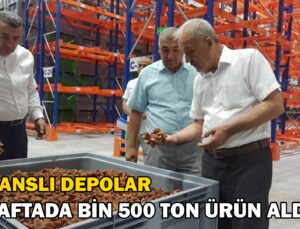 Malatya’Da Lisanslı Depolar 2 Haftada Yaklaşık Bin 500 Ton Ürün Alımı Yaptı