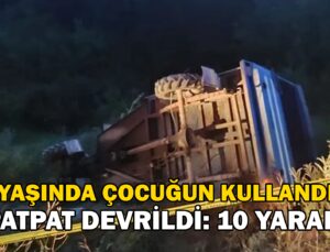 15 Yaşındaki Çocuğun Kullandığı Patpat Devrildi: 10 Yaralı