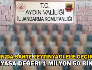 Piyasa Değeri 1 Milyon 50 Bin Tl Olan Sahte Zeytinyağı Ele Geçirildi