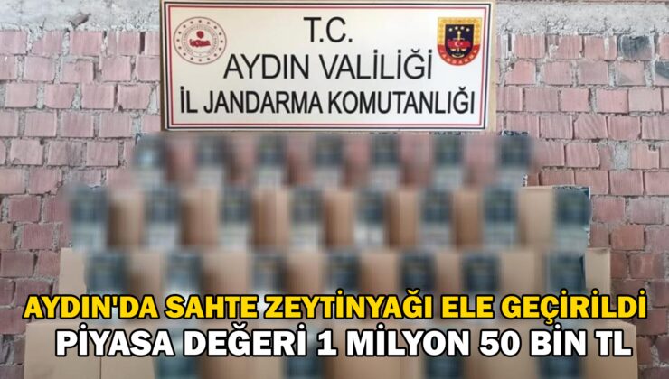 Piyasa Değeri 1 Milyon 50 Bin Tl Olan Sahte Zeytinyağı Ele Geçirildi