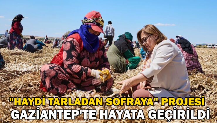 Gaziantep’Te “Haydi Tarladan Sofraya” Projesi Ile Çiftçi Ile Tüketici Buluşturulacak