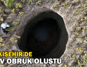 Eskişehir’De Dev Obruk Oluştu