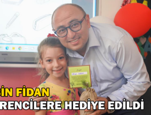 Bitkisel Atıklar Gübre Oldu, Üretilen 3 Bin Fidan Hediye Edildi