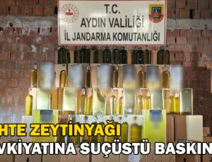 Sahte Zeytinyağı Sevkiyatına Jandarmadan Suçüstü Baskın