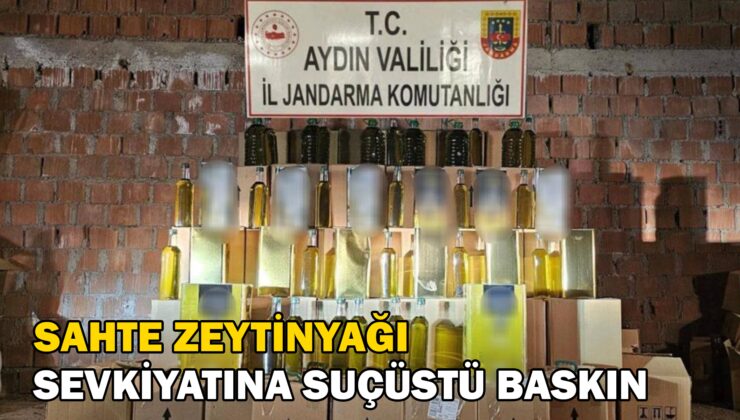 Sahte Zeytinyağı Sevkiyatına Jandarmadan Suçüstü Baskın