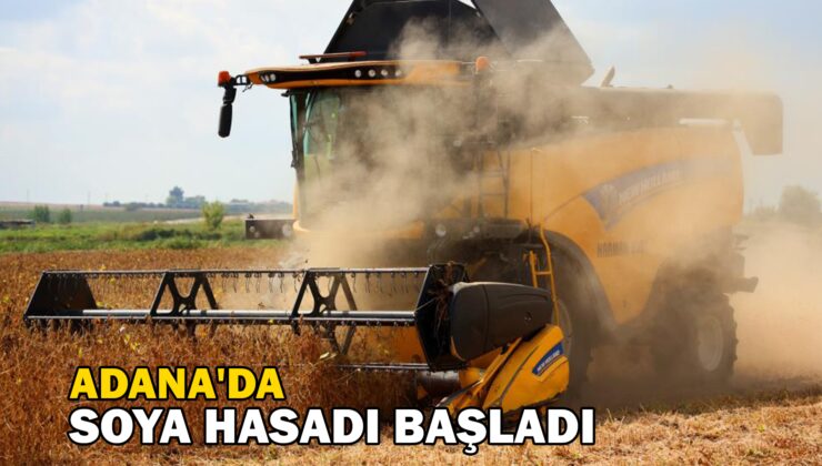 Adana’Da Soya Hasadı Başladı