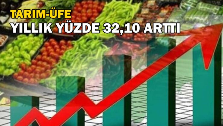 Tarım-Üfe Yıllık Yüzde 32,10 Arttı