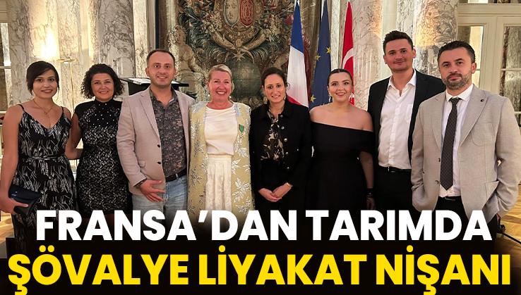 Fransa’dan Tarımda Şövalye Liyakat Nişanı