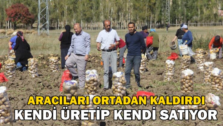 Patates Üreticisi Aracıları Ortadan Kaldırdı, Kendi Üretip Kendi Satıyor