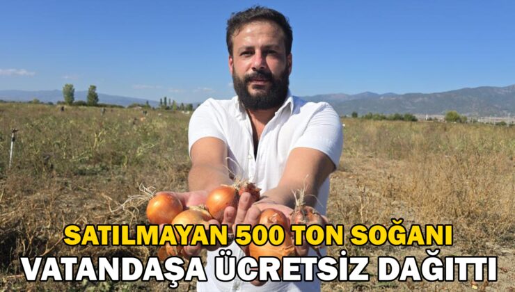 Tokatlı Çiftçi 500 Ton Soğanı Ücretsiz Dağıttı