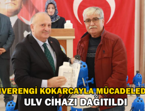 Ünye’de kahverengi kokarcayla mücadele için muhtarlara ULV cihazı dağıtıldı