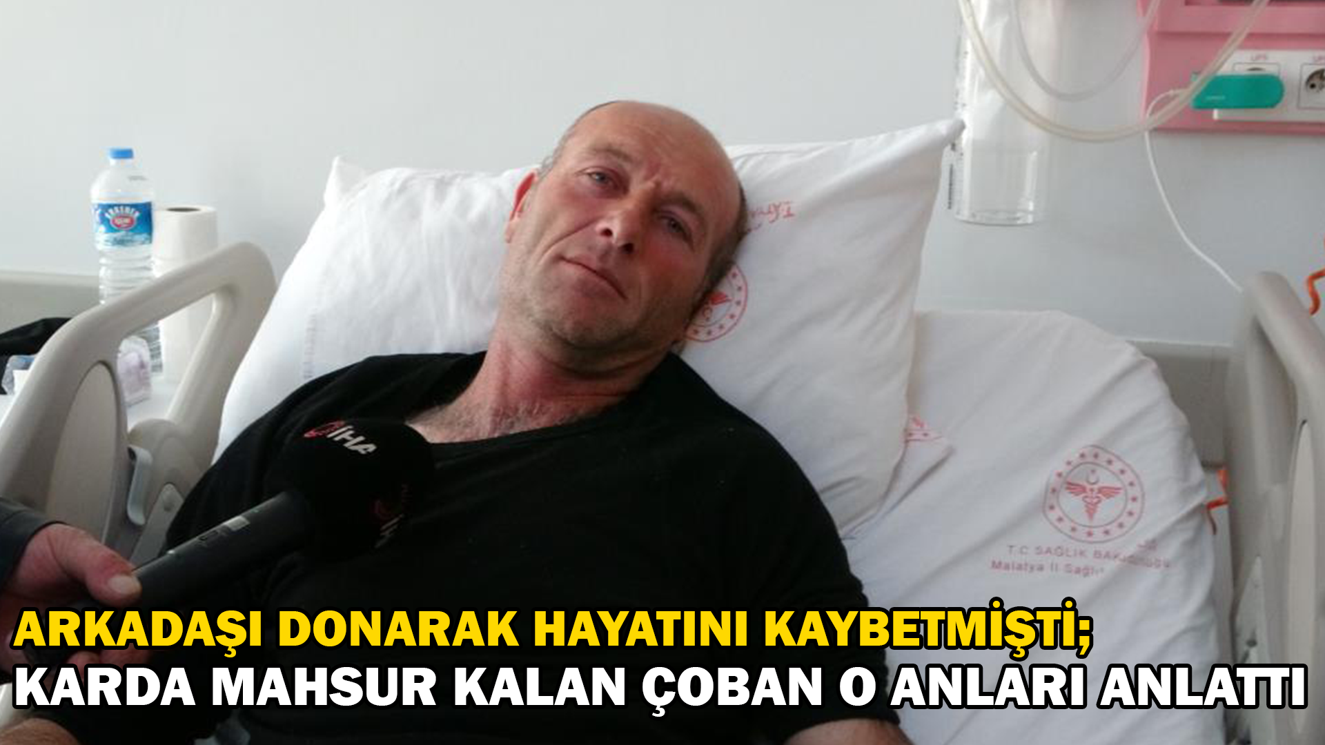 Arkadaşı gözleri önünde donarak hayatını kaybeden çoban o anları anlattı