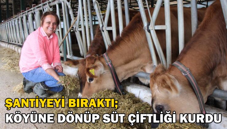 Şantiyeden Köyüne Dönüp Süt Çiftliği Kurdu