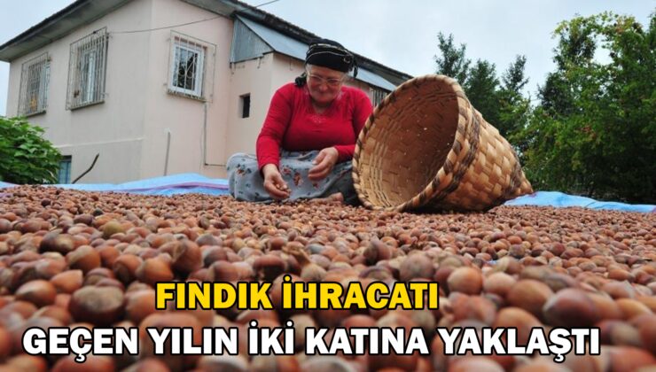 Fındık Ihracatı Geçen Yılın Iki Katına Yaklaştı