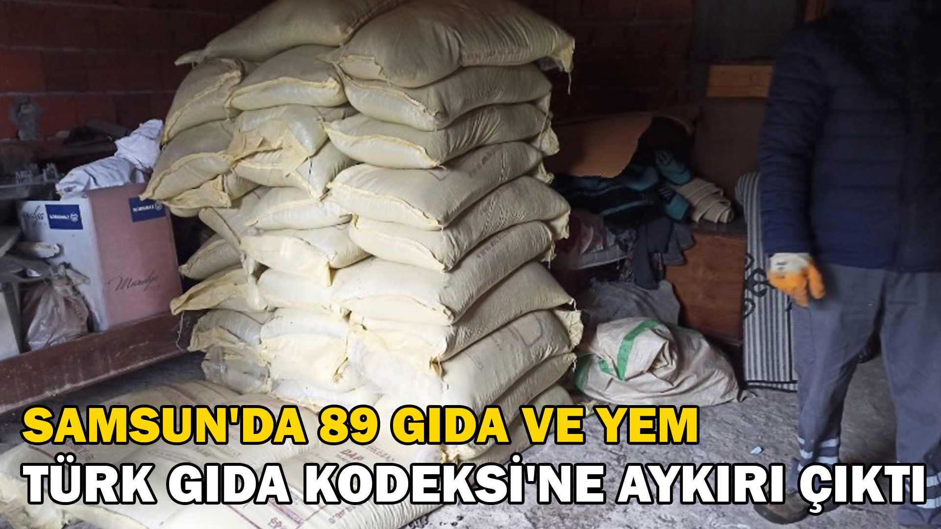 Samsun’da 89 gıda ve yem, Türk Gıda Kodeksi’ne aykırı çıktı