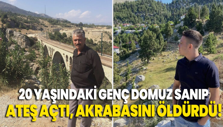 Domuz Sanıp Ateş Açtı, Akrabasını Öldürdü