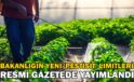 Tarım ve Orman Bakanlığı ‘pestisit’ limitlerini güncelledi