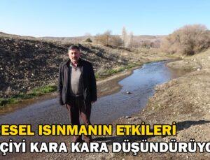 Küresel Isınmanın Etkileri 40 Yıllık Çiftçiyi Kara Kara Düşündürüyor