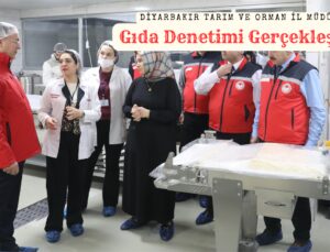 Diyarbakır Tarım Ve Orman İl Müdürlüğü Gıda Denetimi Gerçekleştirdi !