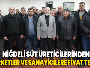 Süt Üreticilerinden Marketler Ve Sanayicilere Fiyat Tepkisi