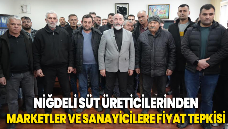 Süt üreticilerinden marketler ve sanayicilere fiyat tepkisi