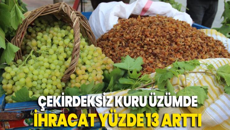 Çekirdeksiz Kuru Üzümde Ihracat Yüzde 13 Arttı