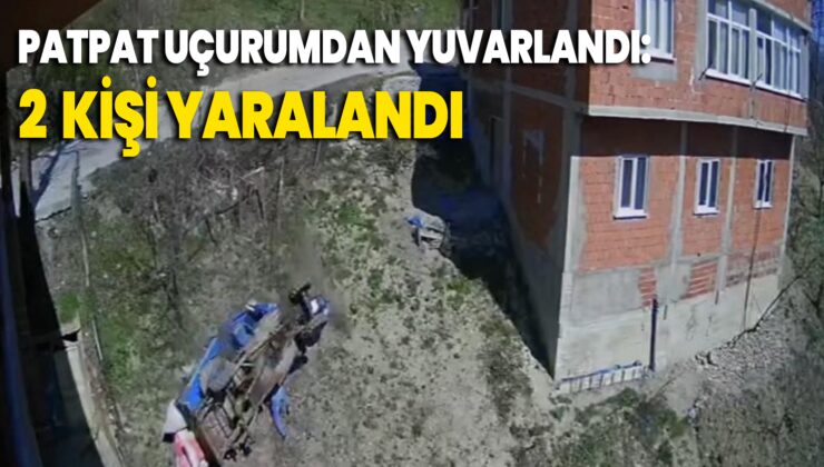 Ordu’Da Patpat Uçurumdan Yuvarlandı: 2 Yaralı