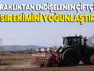 Kuraklıktan Endişelenen Çiftçi Mısır Ekimini Yoğunlaştırdı